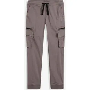 bonprix Stretch-Cargo-Schlupfhose, Regular Fitgrau 48Herren