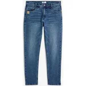 bonprix Regular-Fit-Jeans aus hochwertigem, schwerem Denim, Straightblau 38Herren
