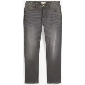 bonprix Regular-Fit-Jeans, Straightgrau 62Herren