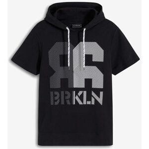 bonprix Kapuzen-T-Shirt aus schwerer Baumwolleschwarz 64Herren