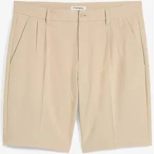 bonprix Leichte Chino-Bermuda mit Bundfalten in Regular Fitbeige 54Herren