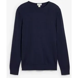 bonprix Feinstrickpullover mit edler Merinowolleblau 56Herren