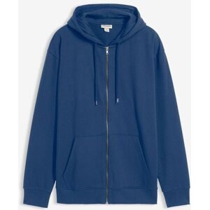 bonprix Kapuzen-Sweatjacke in Loose Fitblau 64Herren