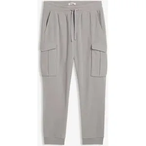 bonprix Fleece-Cargohose in Regular Fitgrau 64Herren