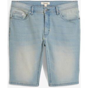 bonprix Stretch-Jeans-Bermuda mit verstärktem Schritt in Regular-Fitblau 48Herren