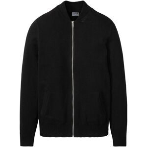 bonprix Strickjacke in Regular Fitschwarz 52Herren