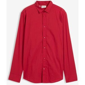 bonprix Business-Hemd in Slim Fitrot 49Herren