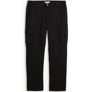 bonprix Relaxed Fit Thermo-Cargohose mit Dehnbund, Straightschwarz 60Herren