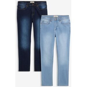 bonprix Regular-fit-Jeans Packung, 2 Regular Fit, gerader Schnitt, im 2er-Pack