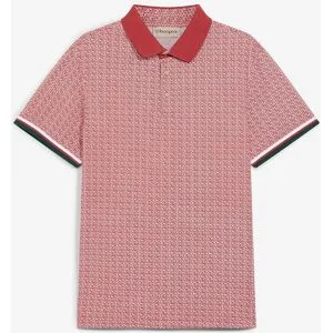 bonprix Jersey Poloshirt aus reiner Bio-Baumwolle, Kurzarmrot 68Herren