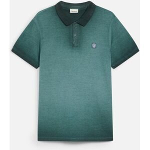 bonprix Piqué-Poloshirt in gewaschener Optikgrün 48Herren