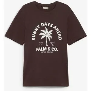 bonprix T-Shirt aus reiner Baumwollebraun 52Herren