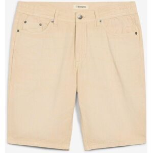 bonprix Leichte Bermuda mit Dehnbund aus colored Denim, Regular Fitbeige 32Herren