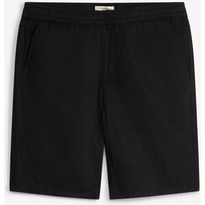 bonprix Schlupf-Bermuda aus reiner Baumwolle in Regular Fitschwarz 56Herren