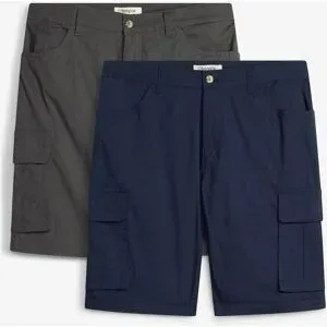 bonprix Cargo-Bermuda (2er Pack)blau 48Herren