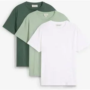 bonprix T-Shirt (3er Pack)grün 60Herren