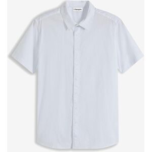 bonprix Stretch-Kurzarmhemd in Slim Fitweiß 45Herren