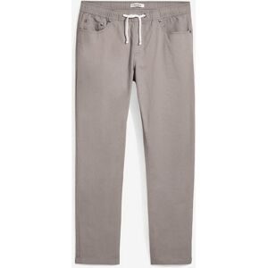 bonprix Regular Fit Stretch-Schlupfhose, Straightgrau 46Herren