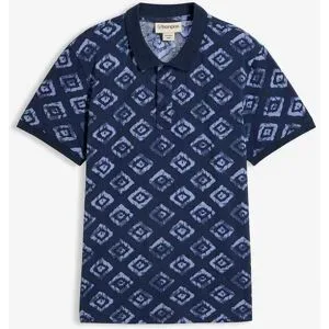 bonprix Jersey-Poloshirt mit Bio-Baumwolleblau 44Herren