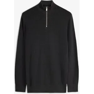 bonprix Troyer aus reiner Baumwollegrau 48Herren