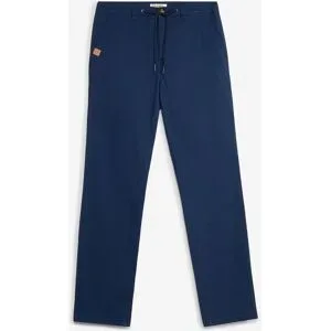 bonprix Classic Fit Stretch-Chinohose mit weitem Bein, Straightblau 62Herren