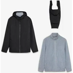 bonprix 3-in-1 Tragejacke für Herren (3-tlg. Set)schwarz 44Herren