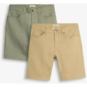 bonprix Stretch-Bermuda in Regular-Fit (2er Pack)beige 64Herren