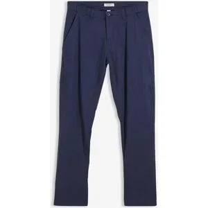 bonprix Chinohose aus Leinen-Mix in Regular Fitblau 64Herren