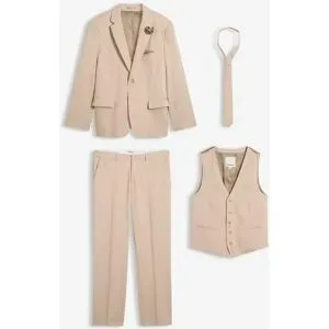 bonprix Hochzeitsanzug mit Weste und Krawatte (4tlg. Set)braun 52Herren