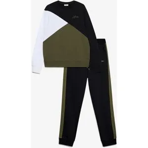 bonprix Jogginganzug (2-tlg. Set)schwarz 48Herren