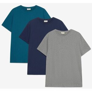 bonprix T-Shirt (3er Pack)blau 48Herren