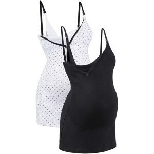 bonprix Stilltop mit Bio-Baumwolle  (2er Pack)schwarz 40Damen