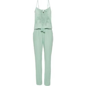 bonprix Jumpsuit aus strukturierter Viskosegrün 44Damen
