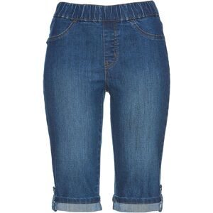 bonprix Jeans Bermuda Mid Waist, Bequembundblau 44Damen