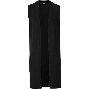 bonprix Long-Strickweste mit Taschenschwarz 52Damen