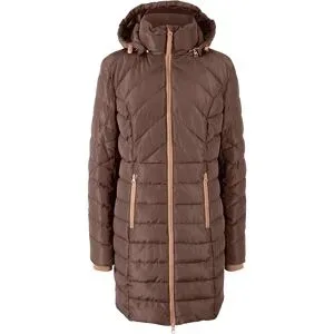 bonprix Long-Steppjacke mit Wattierungbraun 46Damen