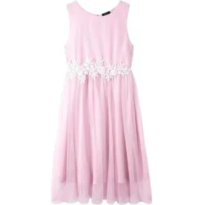 bonprix Midikleid  mit Spitzenbesatzlila 140Mädchen
