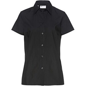 bonprix Kurzarmbluse Regular Fit, eleganter Stil, Hemdblusenkragen