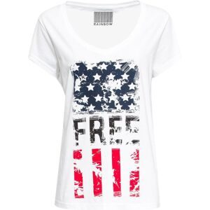 bonprix T-Shirt aus reiner Baumwolleweiß 44Damen