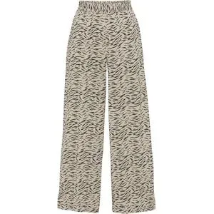 bonprix Bedruckte Palazzo-Hosebeige 40Damen