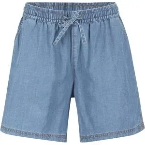 bonprix Leichte Denim Shorts mit Leinenblau 44Damen