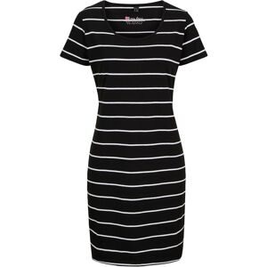 bonprix Jerseykleid aus Baumwolle mit Stretchschwarz 32Damen