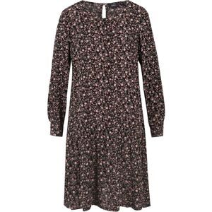 bonprix Minikleid mit floralem All-Over Print, aus Viskose, Regular Fit, ohne Kragen