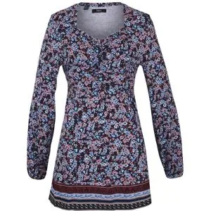 bonprix Shirt-Tunika aus Baumwoll-Viskose-Mixblau 44Damen