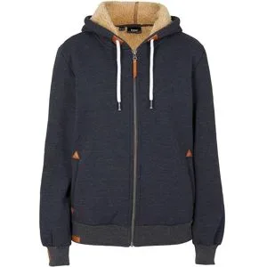 bonprix Kapuzen-Sweatjacke mit Teddyfuttergrau 36Damen