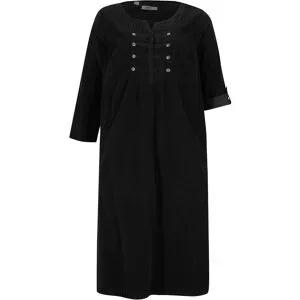 bonprix Cord-Blusenkleid aus reiner Baumwolleschwarz 40Damen