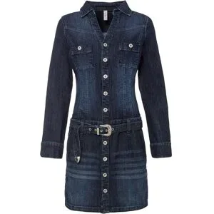 bonprix Jeans Kleid mit Gürtelblau 34Damen