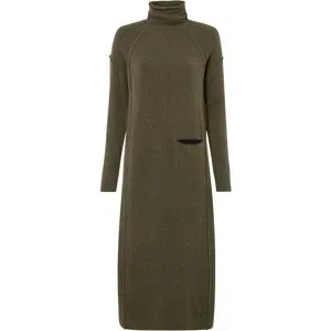 bonprix Strickkleid mit Rollkragengrün 48Damen
