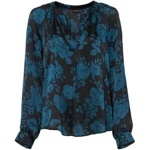 bonprix Tunikabluse aus leichtem Crêpeschwarz 40Damen