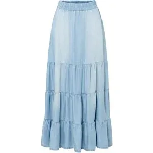 bonprix Maxi- Stufenrockblau 52Damen